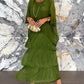 💥2025👗Elegancka warstwowa sukienka maxi w stylu vintage