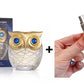 🦉✨ Perfumy w wyjątkowym flakonie w kształcie sowy 100 ml - orientalno-kwiatowo-drzewny zapach z kawą, wanilią i jaśminem 🌙