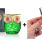 🦉✨ Perfumy w wyjątkowym flakonie w kształcie sowy 100 ml - orientalno-kwiatowo-drzewny zapach z kawą, wanilią i jaśminem 🌙