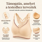 💕M–5XL🦋Biustonosz bez fiszbin, z haftem w motyle