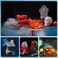 🎃 Wytwornica mgły z 12-kolorowym LED – efektowna mgła na imprezy Halloween