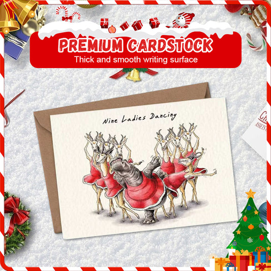 Zestaw dwunastu kartek świątecznych