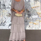 💥2025👗Elegancka warstwowa sukienka maxi w stylu vintage