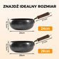 🍳🔥 Ultralekka, niepowlekana, gruba patelnia żeliwna z powłoką nieprzywierającą