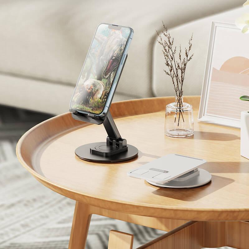 Aluminum alloy rotating mobile phone stand - clarioy