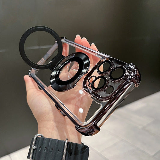 Antyupadkowe etui z uchwytem magnetycznym do iPhone'a
