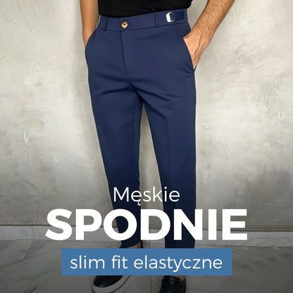 👖Męskie spodnie o kroju slim fit