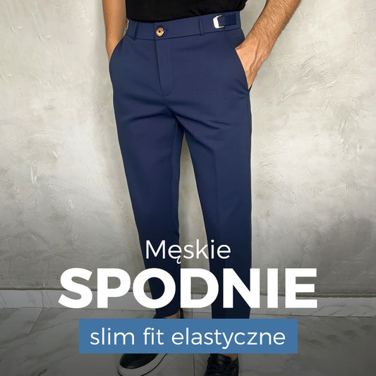 👖Męskie spodnie o kroju slim fit