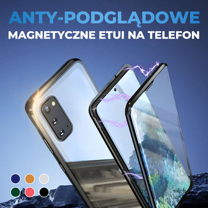 💥Dwustronne etui z hartowanego szkła magnetycznego do telefonów Samsung S23-S25