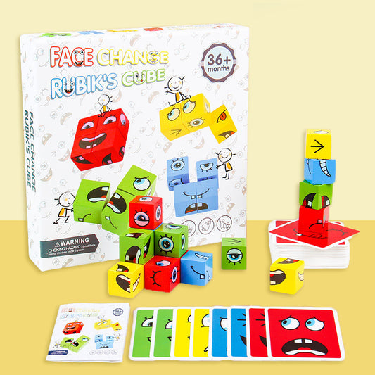 🔥🎁Puzzle 5D Edukacyjna gra rodzinna zmieniająca twarze🧩