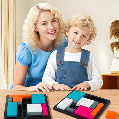 Kreatywna gra logiczna z geometrycznymi klockami