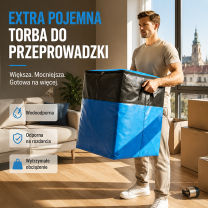 💥 Składana torba do pakowania – pojemna, składana, do przeprowadzki – Płatność przy odbiorze 📦
