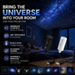 🌌🌙 Projektor księżycowy USB Galaxy z funkcją lampki nocnej – obracające się gwiaździste niebo, kojąca atmosfera sprzyjająca zasypianiu – płatność przy odbiorze ✨✅