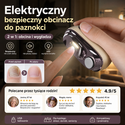 🔥Wielofunkcyjna pilniczka do paznokci – obcinanie i piłowanie paznokci