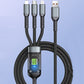 🔥Kup 1 i otrzymaj 1 gratis 🔥przezroczysty kabel do superszybkiego ładowania 3 w 1 Glow