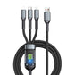 🔥Kup 1 i otrzymaj 1 gratis 🔥przezroczysty kabel do superszybkiego ładowania 3 w 1 Glow