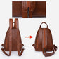 🎒Skórzany plecak damski Składana torba crossbody