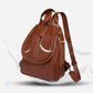 🎒Skórzany plecak damski Składana torba crossbody