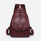 🎒Skórzany plecak damski Składana torba crossbody