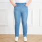 Damskie Wysokie Jeansy Skinny w Dużych Rozmiarach 3.34