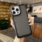 Przezroczyste etui na telefon z ramką z włókna węglowego dla serii iPhone
