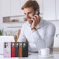 Magnetyczne ładowanie skórzanego etui na telefon Samsung