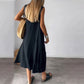 🔥2025 Nowe produkty💕Bawełniana i lniana sukienka bez rękawów z kieszenią👗