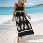 🏖️Letnie sukienki bez rękawów z nadrukiem dla kobiet👗