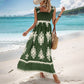 🏖️Letnie sukienki bez rękawów z nadrukiem dla kobiet👗