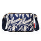 Damska torba crossbody z wieloma kieszeniami i nadrukiem