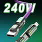 240W/Kabel do szybkiego ładowania 4 w 1 z szybkim transferem danych