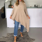 Damski sweter z nieregularnym golfem z dzianiny w stylu casual 3.86