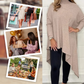 Damski sweter z nieregularnym golfem z dzianiny w stylu casual 3.86