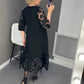 Rozkloszowana sukienka Plus Size w kropki 3.91