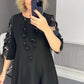 Rozkloszowana sukienka Plus Size w kropki 3.91
