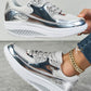 ✨Modne damskie trampki na platformie w stylu Casual Sparkling Style