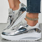 ✨Modne damskie trampki na platformie w stylu Casual Sparkling Style