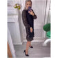 👗【S-3XL】Jesienne i zimowe modne sukienki w panterkę
