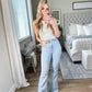 2025👖 Dżinsy stretch flare z wysokim stanem 3