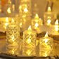 🔥3szt/SET🕯️🎁 Kryształowy bezpłomieniowy znicz