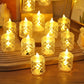 🔥3szt/SET🕯️🎁 Kryształowy bezpłomieniowy znicz
