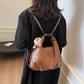 Wielofunkcyjny plecak/torba crossbody w stylu retro o dużej pojemnoś