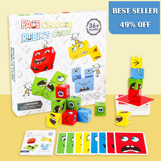 🔥🎁Puzzle 5D Edukacyjna gra rodzinna zmieniająca twarze🧩