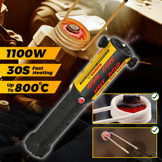 🔥Zestaw magnetycznej nagrzewnicy indukcyjnej - 1100W narzędzie do usuwania śrub nagrzewnicy indukcyjnej🔥