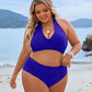 💥👙Stroje kąpielowe Tummy Control Skromne zestawy bikini z wysokim stanem 3.58