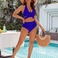 💥👙Stroje kąpielowe Tummy Control Skromne zestawy bikini z wysokim stanem 3.58