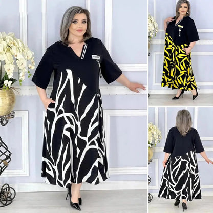 【M-4XL】2025 nowa modna wygodna letnia sukienka.
