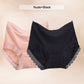 【2+1 gratis】Damskie koronkowe, elastyczne, oddychające majtki plus size