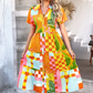 💥Letnia wyprzedaż 43% taniej🌴 Damska sukienka casual boho z dekoltem w serek