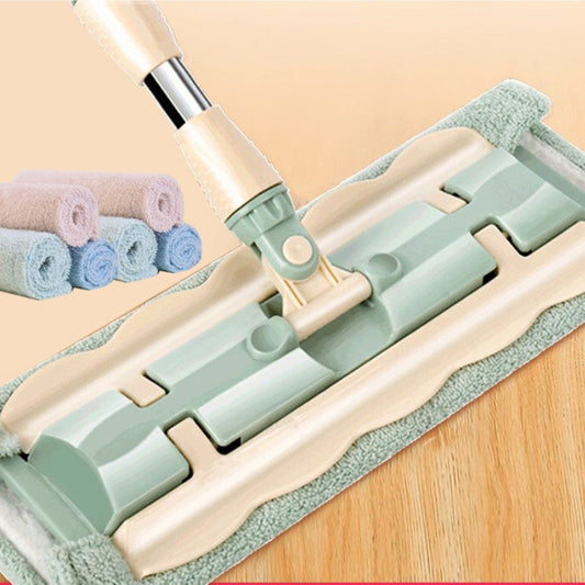 💦🧹Gruby mop płaski ze stali nierdzewnej - ✨Podłogi wyglądają jak nowe